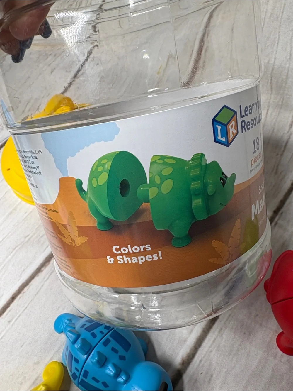 Bundle of 2 Toddler Learning Toys For Shapes & Colors